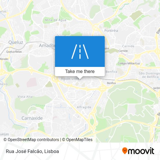 Rua José Falcão map