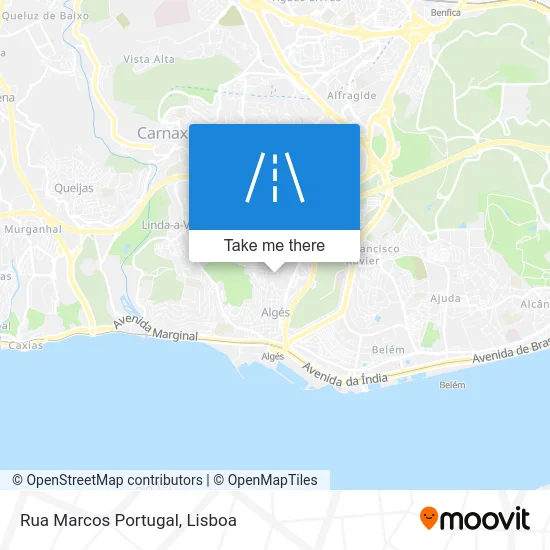Rua Marcos Portugal map