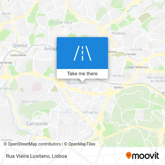 Rua Vieira Lusitano map