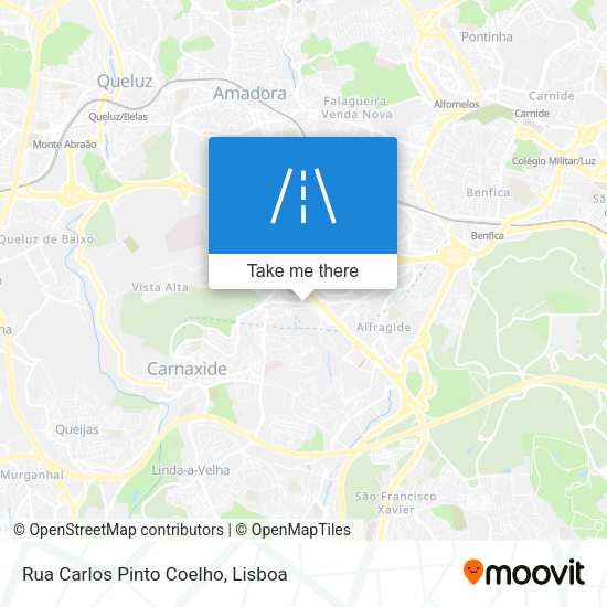 Rua Carlos Pinto Coelho mapa