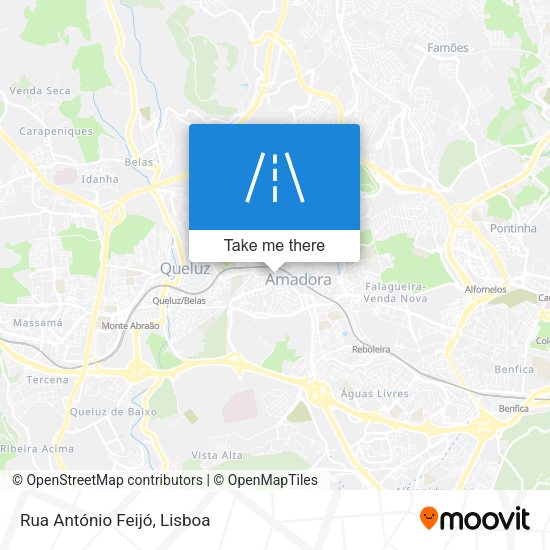Rua António Feijó map