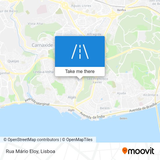 Rua Mário Eloy mapa