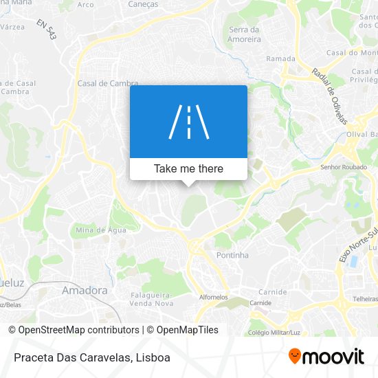 Praceta Das Caravelas mapa