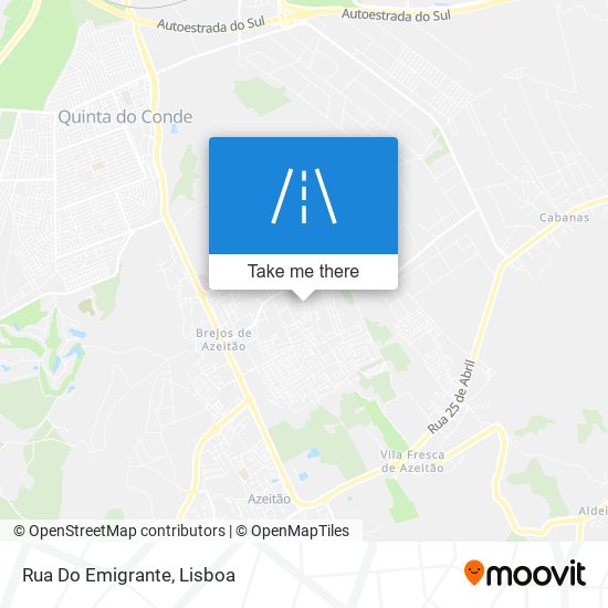 Rua Do Emigrante map