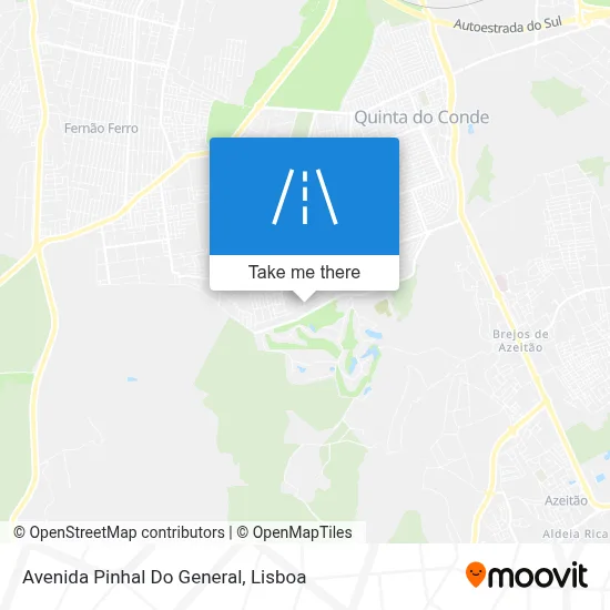 Avenida Pinhal Do General map