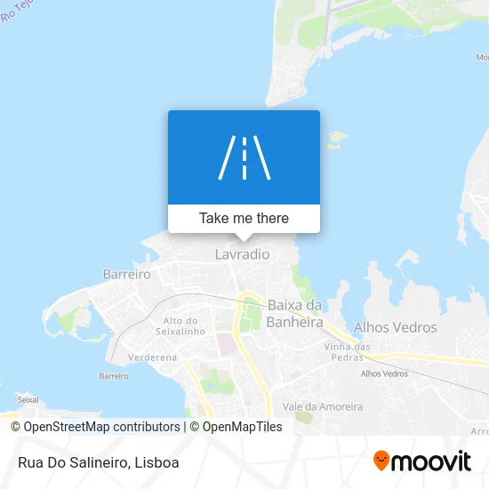 Rua Do Salineiro map