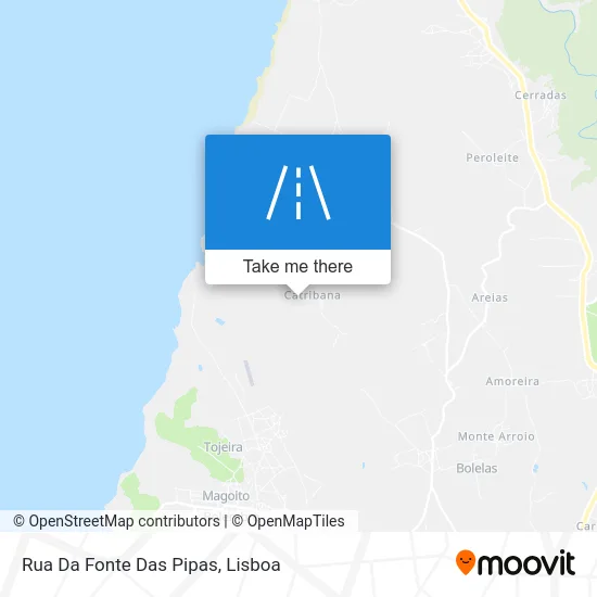 Rua Da Fonte Das Pipas map