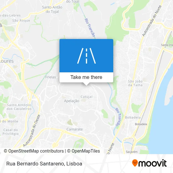 Rua Bernardo Santareno map