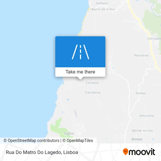 Rua Do Matro Do Lagedo map