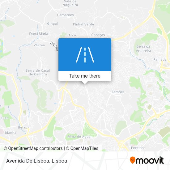 Avenida De Lisboa mapa