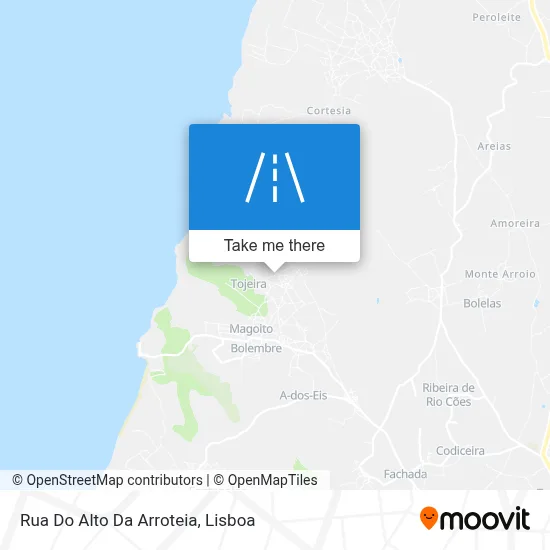 Rua Do Alto Da Arroteia map