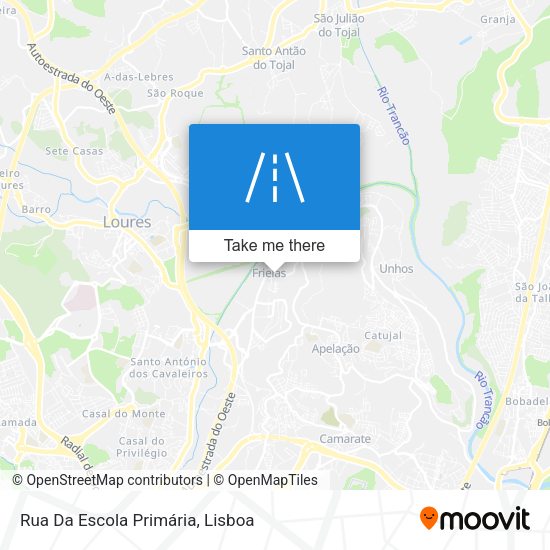 Rua Da Escola Primária map