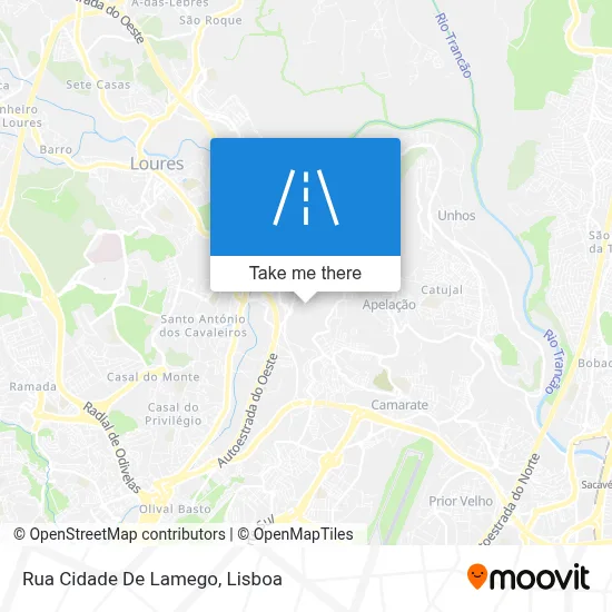 Rua Cidade De Lamego map