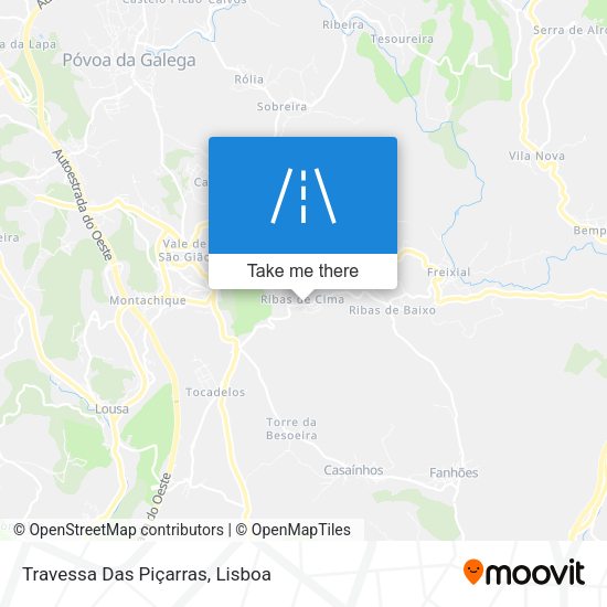 Travessa Das Piçarras map