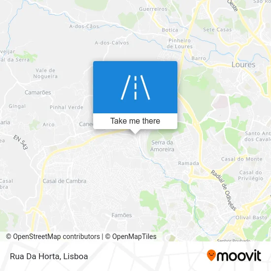 Rua Da Horta map