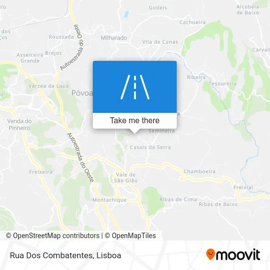 Rua Dos Combatentes map