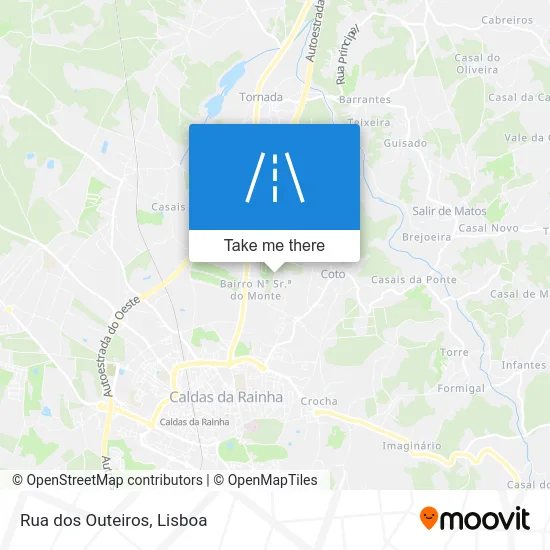 Rua dos Outeiros map