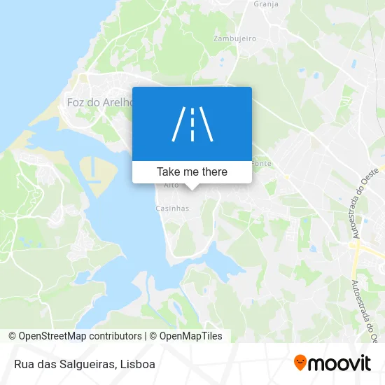 Rua das Salgueiras map