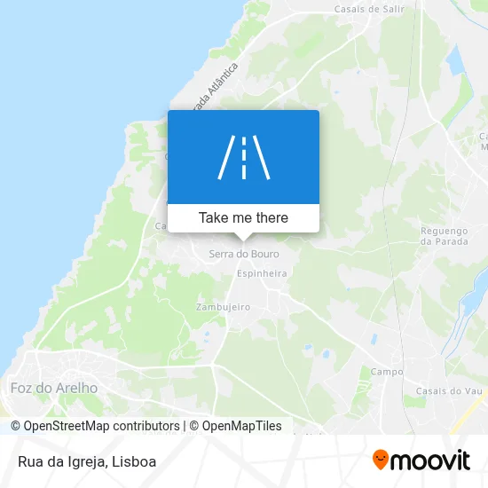 Rua da Igreja map