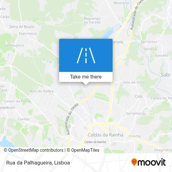 Rua da Palhagueira map