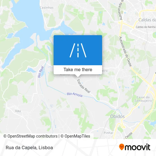 Rua da Capela map