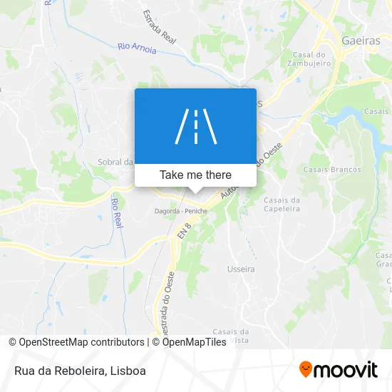 Rua da Reboleira map