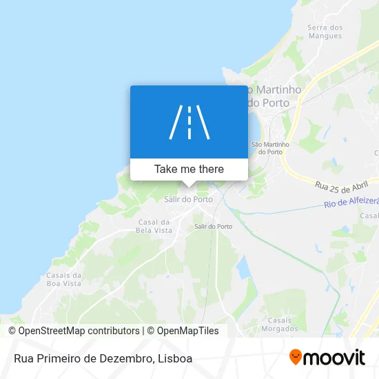 Rua Primeiro de Dezembro map