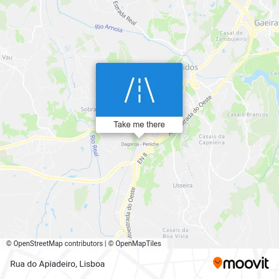 Rua do Apiadeiro map