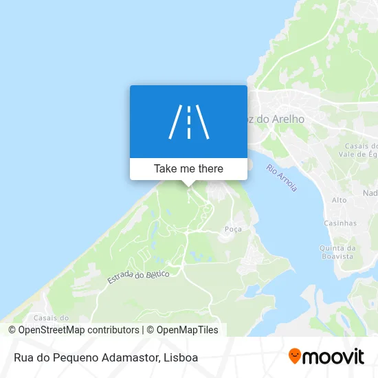 Rua do Pequeno Adamastor map