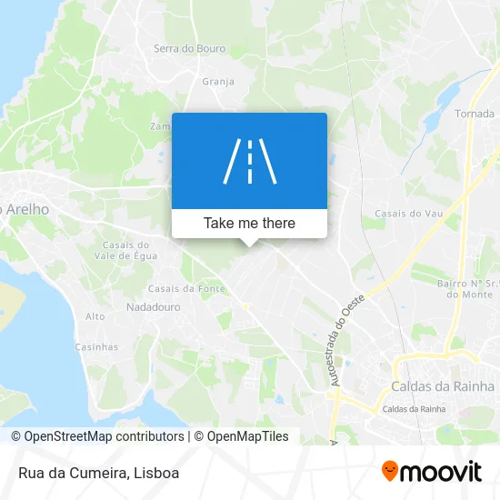 Rua da Cumeira map
