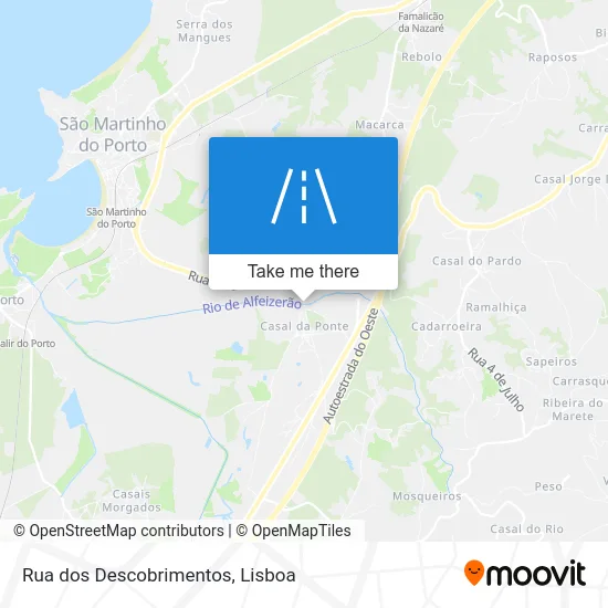 Rua dos Descobrimentos map