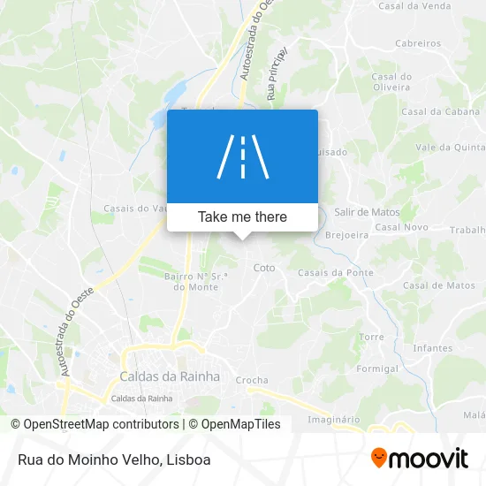 Rua do Moinho Velho map