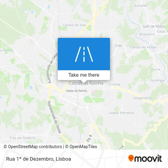 Rua 1º de Dezembro map