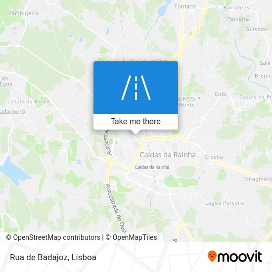 Rua de Badajoz map