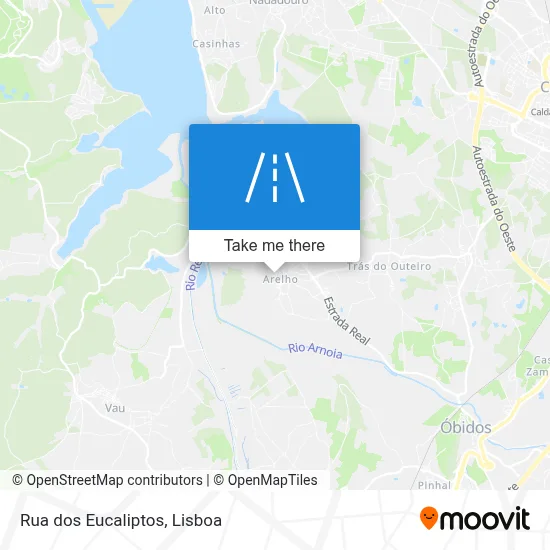 Rua dos Eucaliptos map