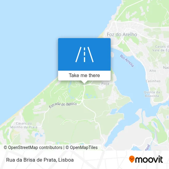 Rua da Brisa de Prata map