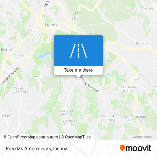 Rua das Ameixoeiras map