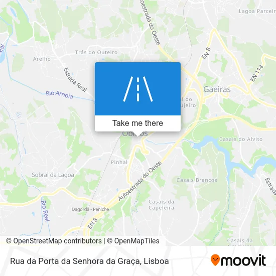 Rua da Porta da Senhora da Graça map