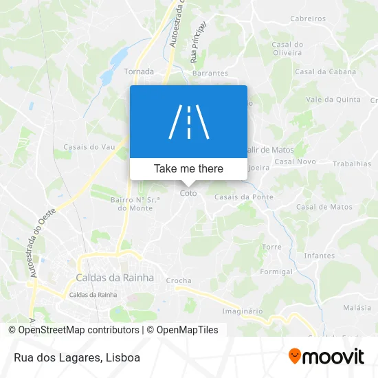 Rua dos Lagares map