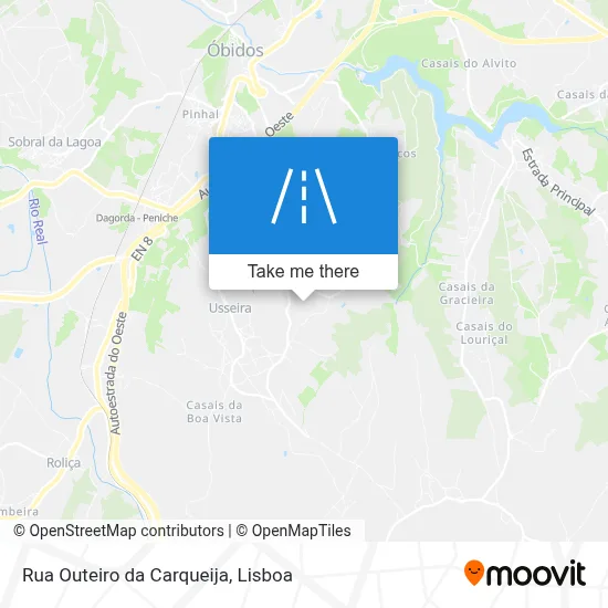 Rua Outeiro da Carqueija map