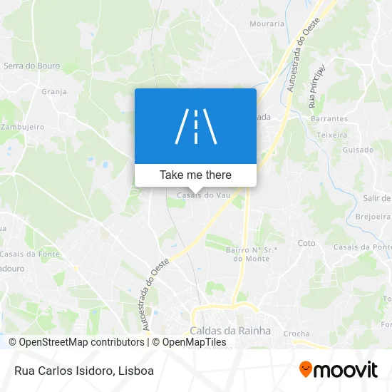 Rua Carlos Isidoro map