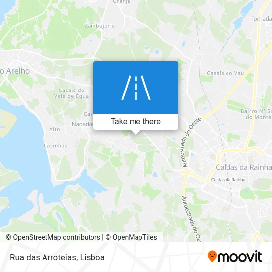 Rua das Arroteias map