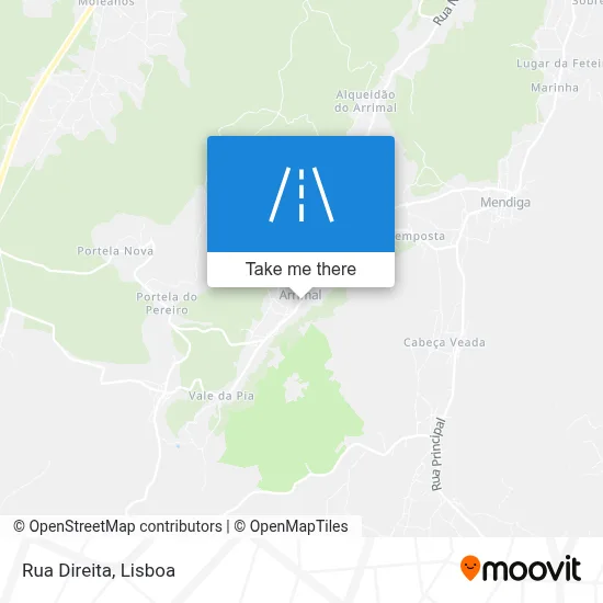 Rua Direita map