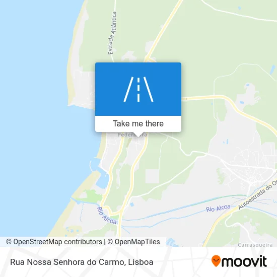 Rua Nossa Senhora do Carmo map