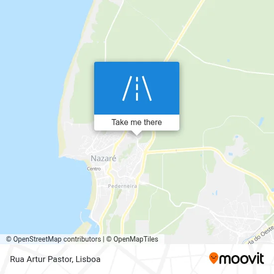 Rua Artur Pastor map