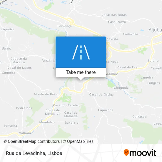 Rua da Levadinha map