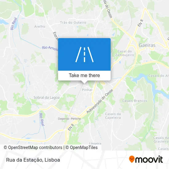 Rua da Estação map