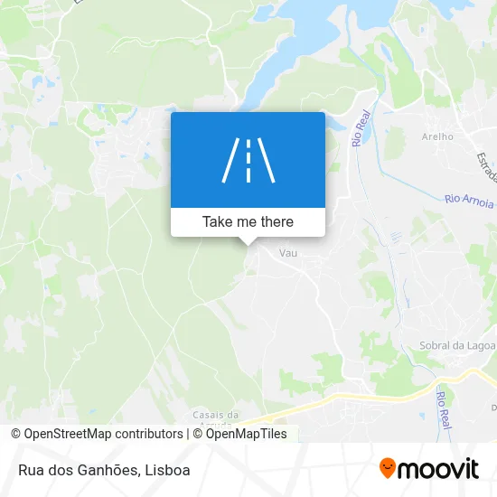 Rua dos Ganhões map