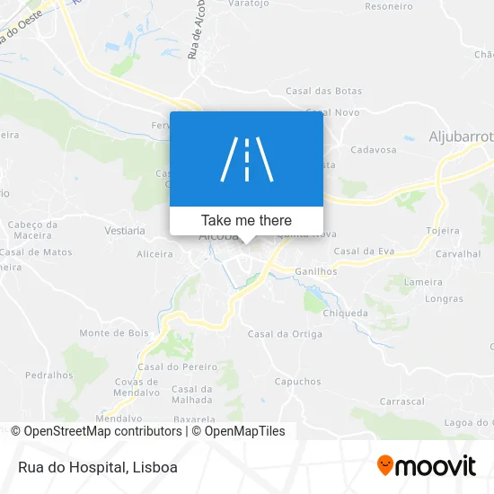 Rua do Hospital map