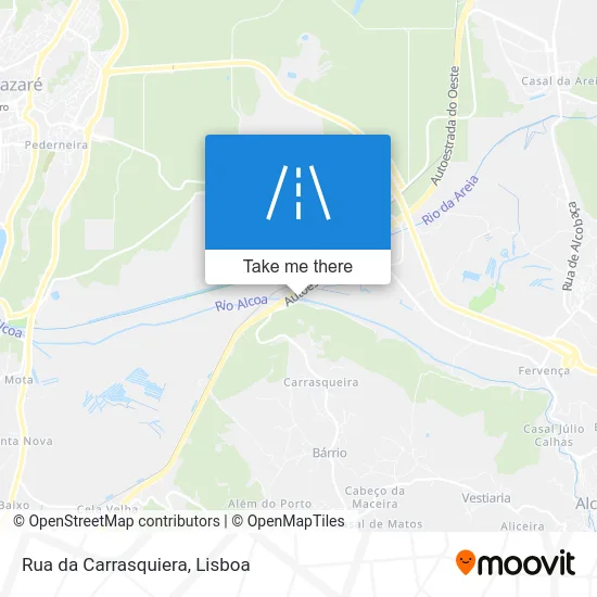 Rua da Carrasquiera map